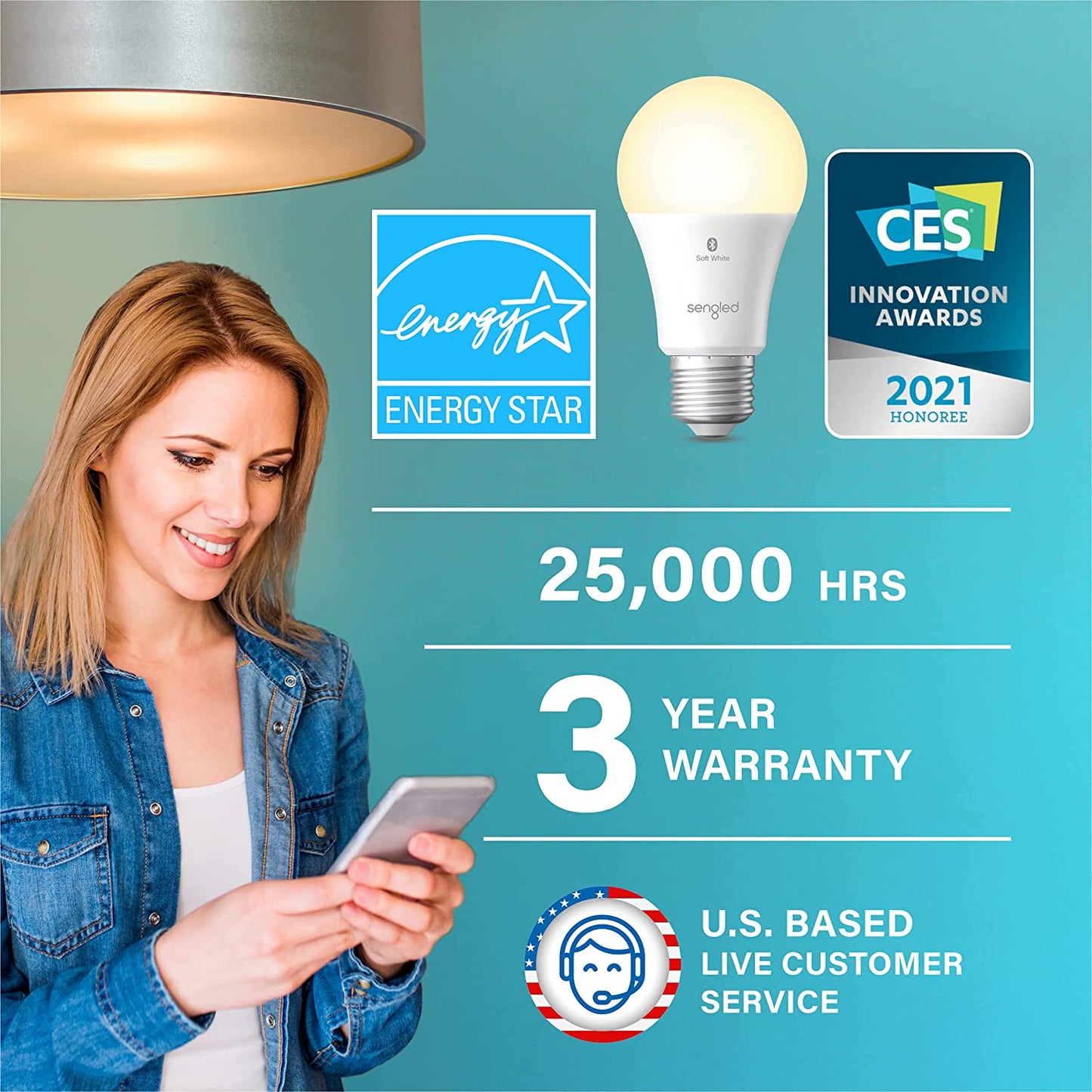 Smart LED 800 Lumens Light Bulb