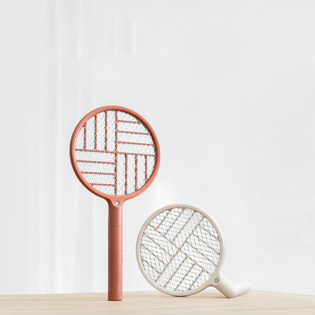 Foldable Electric Mosquito Racket with LED Light