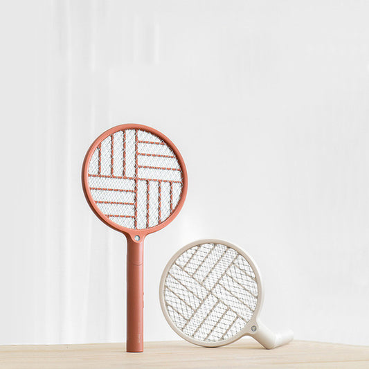 Foldable Electric Mosquito Racket with LED Light