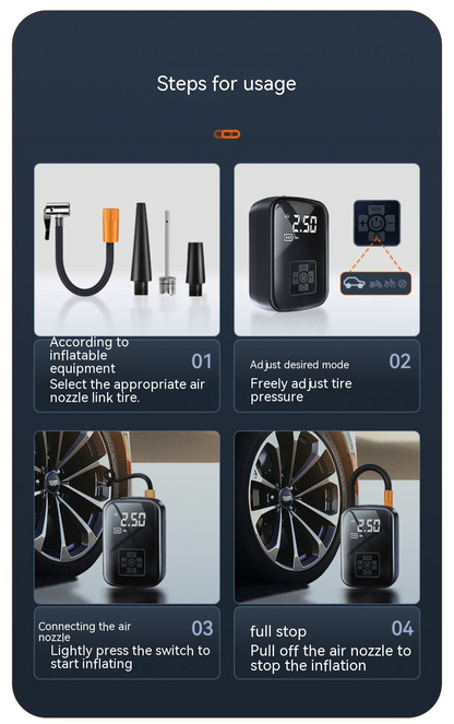 Portable Car Air Inflator Pump