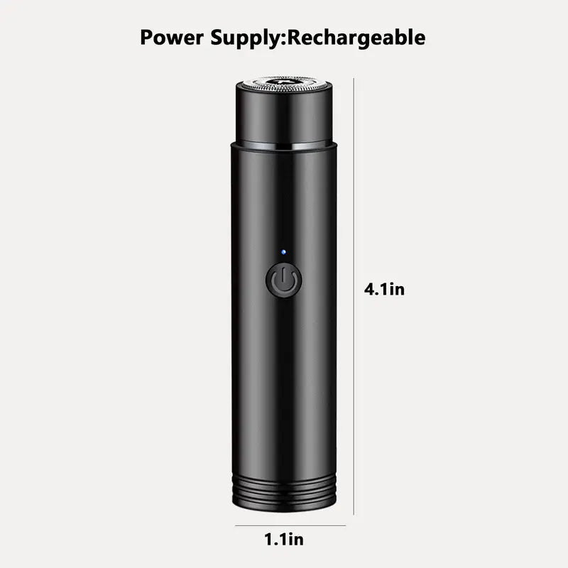 Portable USB Rechargeable Electric Razor for Travel