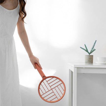 Foldable Electric Mosquito Racket with LED Light