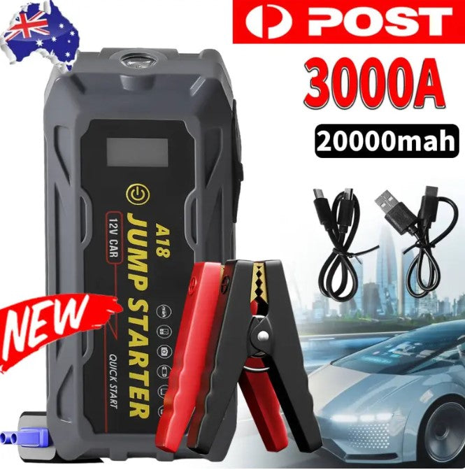 Portable Car Starter Device With Light
