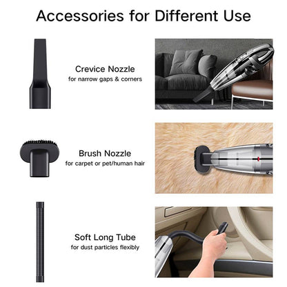 High-Power 2-in-1 Car Vacuum Cleaner