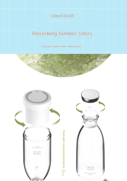 USB Mini Portable Electric Juicer Blender