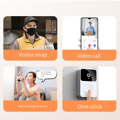 Wireless Intercom Doorbell with Remote Camera